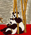 Panda tussen de bamboe - China Unique
